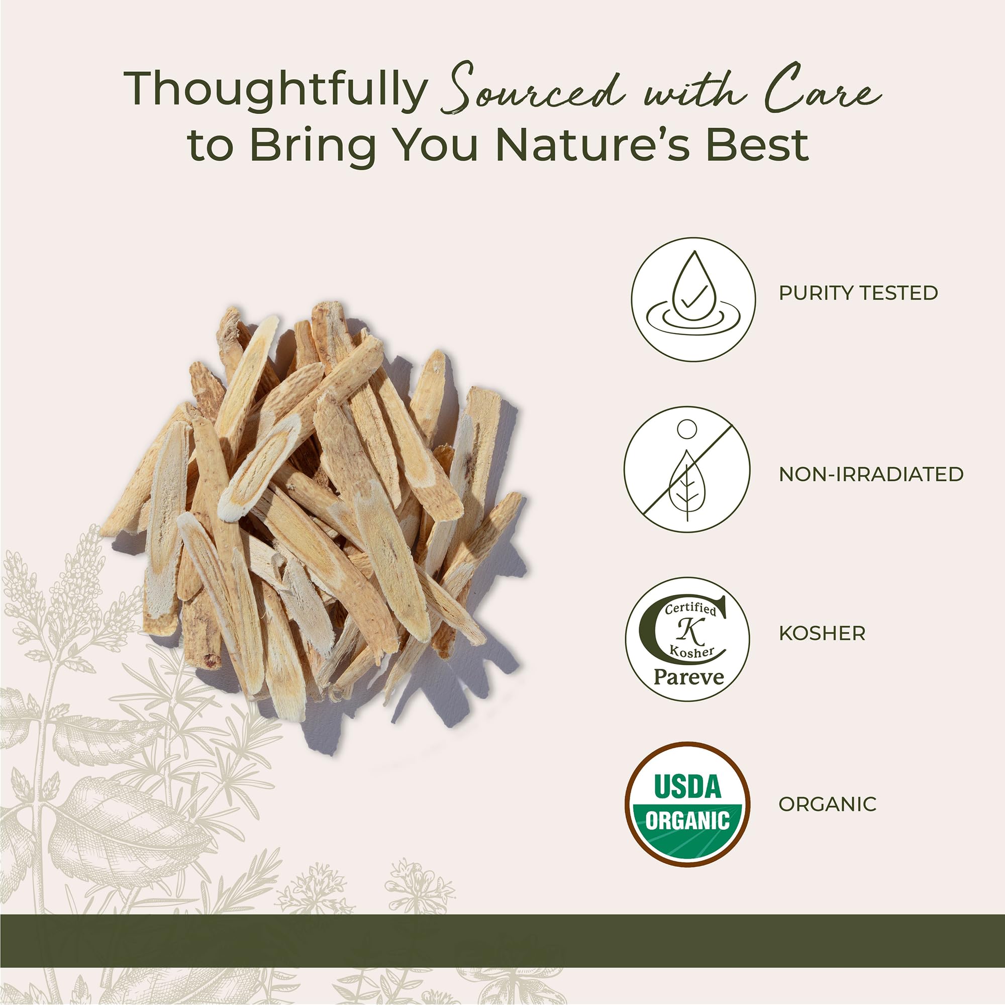 Starwest Botanicals astrágalo en sopa humeante, añade sabor terroso y apariencia natural