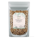 Starwest Botanicals empaque frontal visible, beneficio: claridad de certificaciones