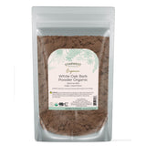 Starwest Botanicals bolsa frontal mostrando corteza de roble blanco orgánica y conveniente