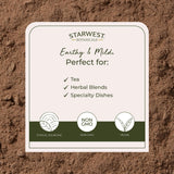 Starwest Botanicals cucharada de polvo lista para infusión o mezcla culinaria