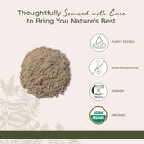 Starwest Botanicals polvo en taza de té listo para infusionar y disfrutar