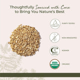 Starwest Botanicals jengibre infusionándose en taza de té para sabor reconfortante