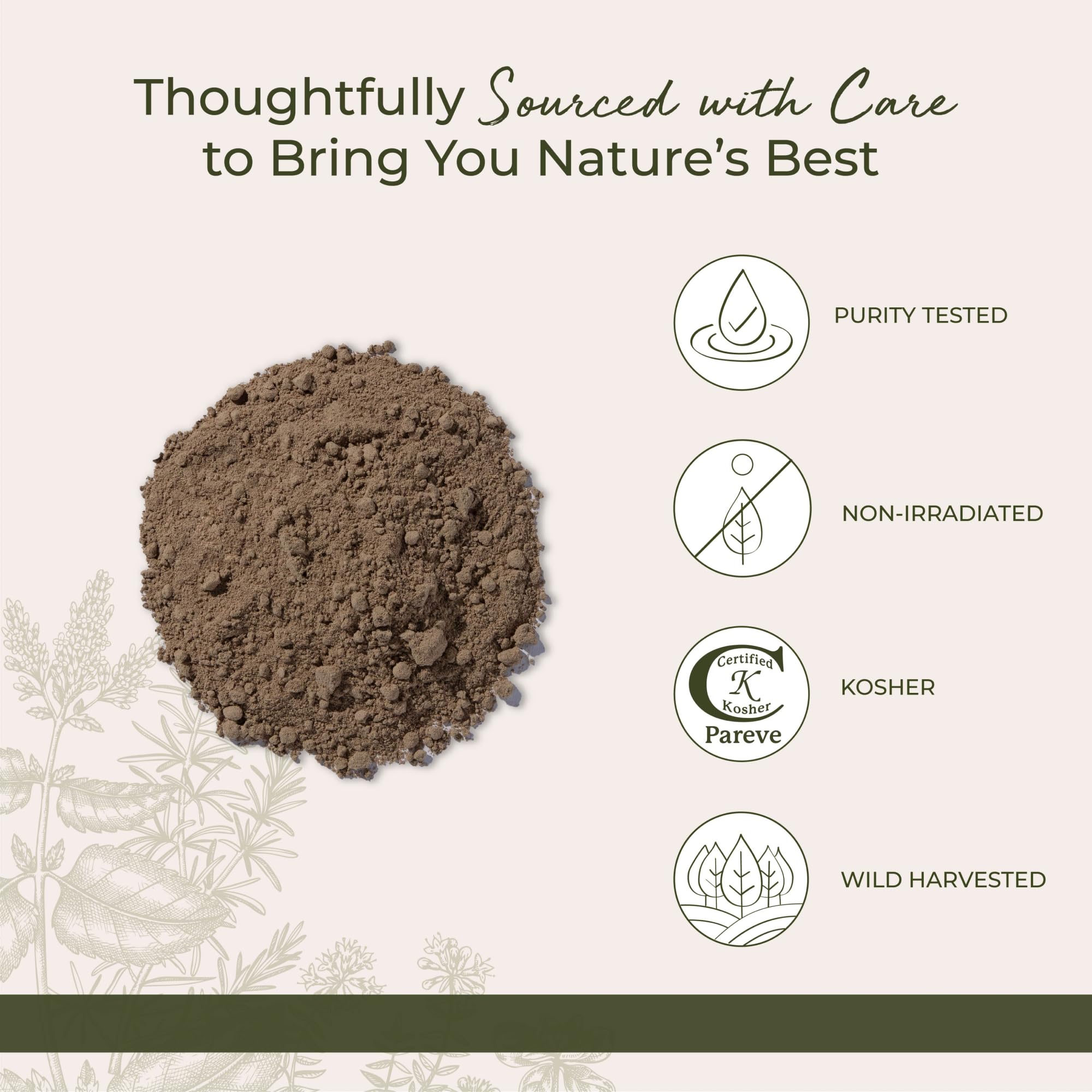 Starwest Botanicals bolsa junto a una regla para ver tamaño y cantidad exacta