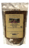 Starwest Botanicals raíz de zarzaparrilla paquete frontal, calidad silvestre y uso práctico