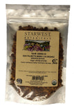Starwest Botanicals paquete frontal de Saw Palmetto cortado y tamizado en envase 4 oz, fácil de usar