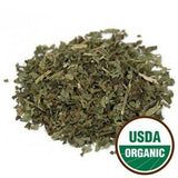 Starwest Botanicals detalle de hojas de toronjil cortadas y tamizadas muestra textura uniforme
