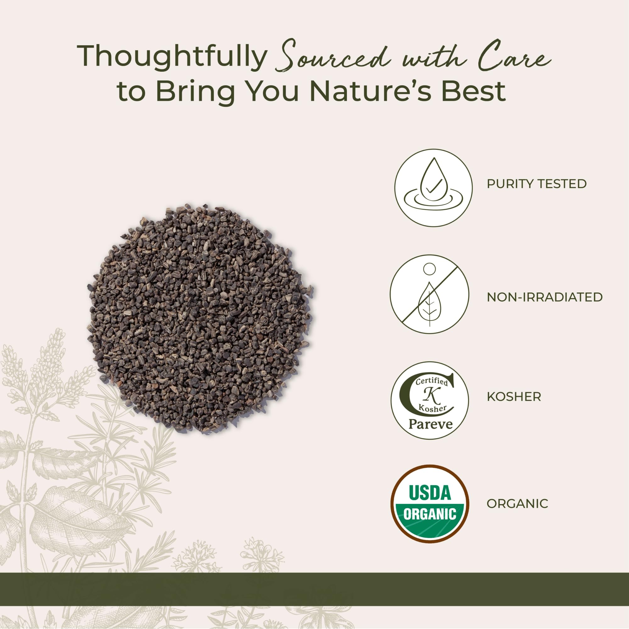 Starwest Botanicals raíz infusionándose en taza demostrando preparación fácil