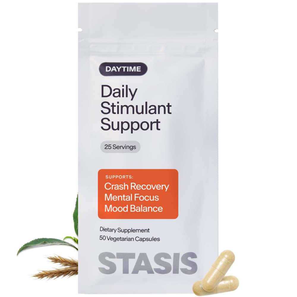 STASIS envase frontal mostrando etiqueta y beneficios visibles