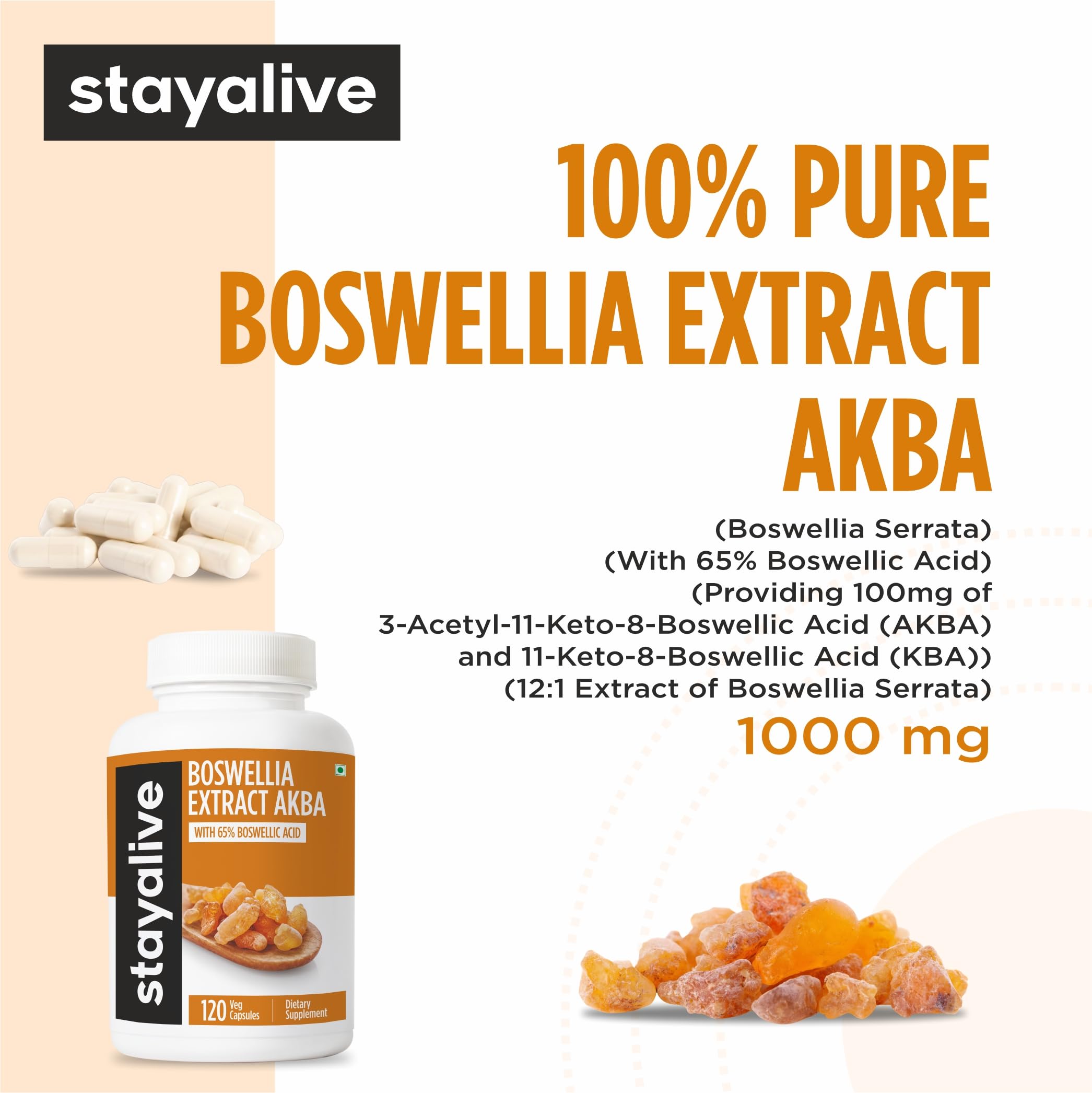 STAY ALIVE cápsulas en mano mostrando facilidad de uso diario