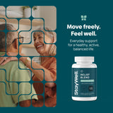 Stay-Well Naturals producto junto a persona tras entrenamiento indicando recuperación