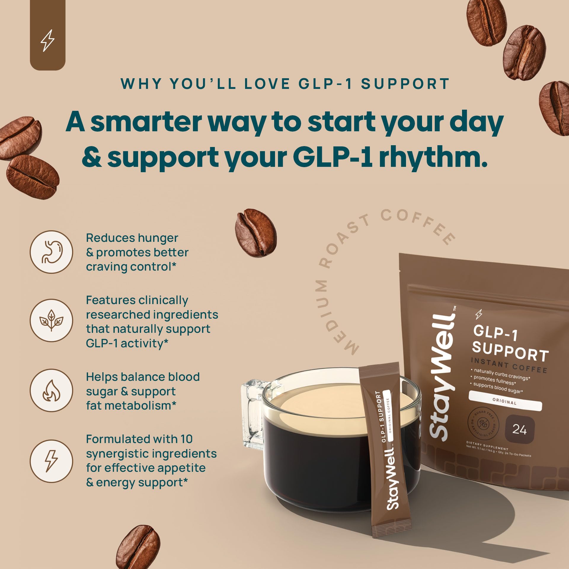 Stay-Well Naturals textura del polvo fino ideal para mezclar