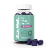 Stay-Well Naturals frasco delantero con gominolas, muestra clara y atractiva