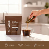 Stay-Well Naturals mezcla preparada con agua y con leche alternativa