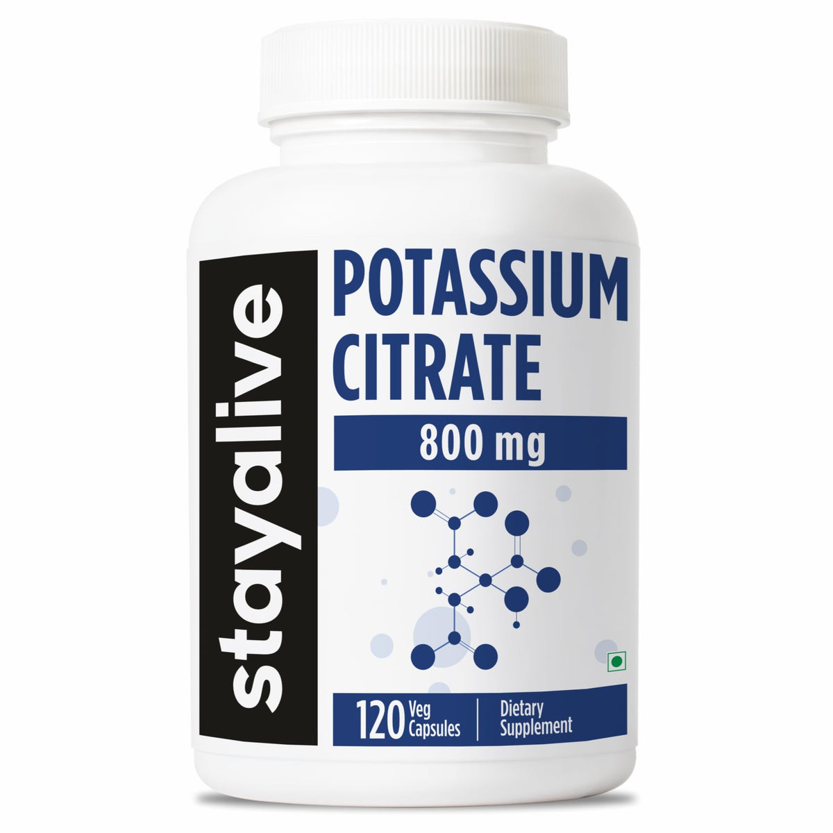 STAYALIVE frente del envase mostrando diseño y beneficio de absorción