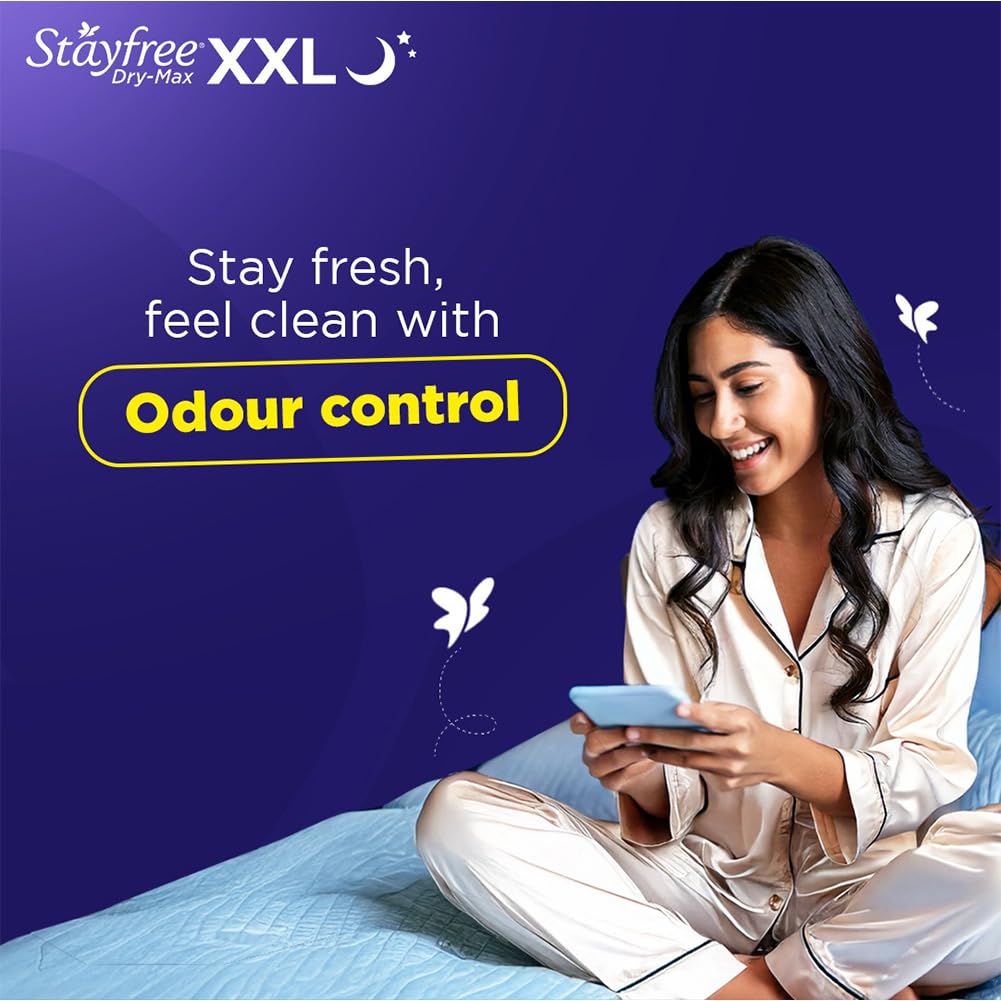 stayfree caja abierta con 42 unidades lista para uso y almacenamiento