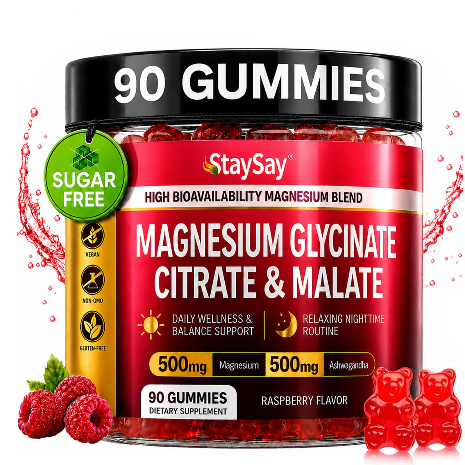 StaySay sello GMP indicando calidad de producción y control