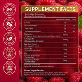 StaySay etiqueta con ingredientes que muestra magnesio y ashwagandha