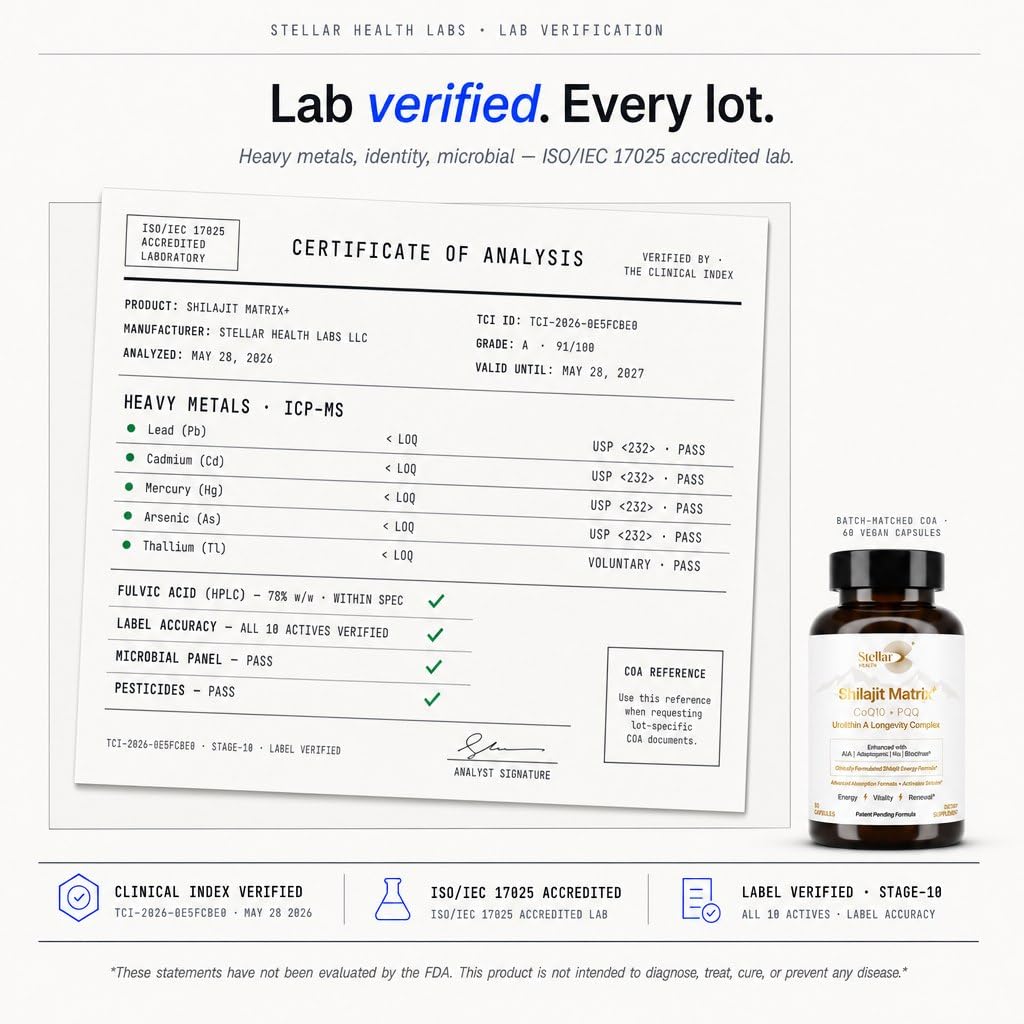 Stellar Health cápsulas junto a desayuno activo que sugiere energía diaria