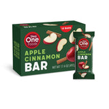 Step One Foods empaque frontal mostrando barras y beneficios