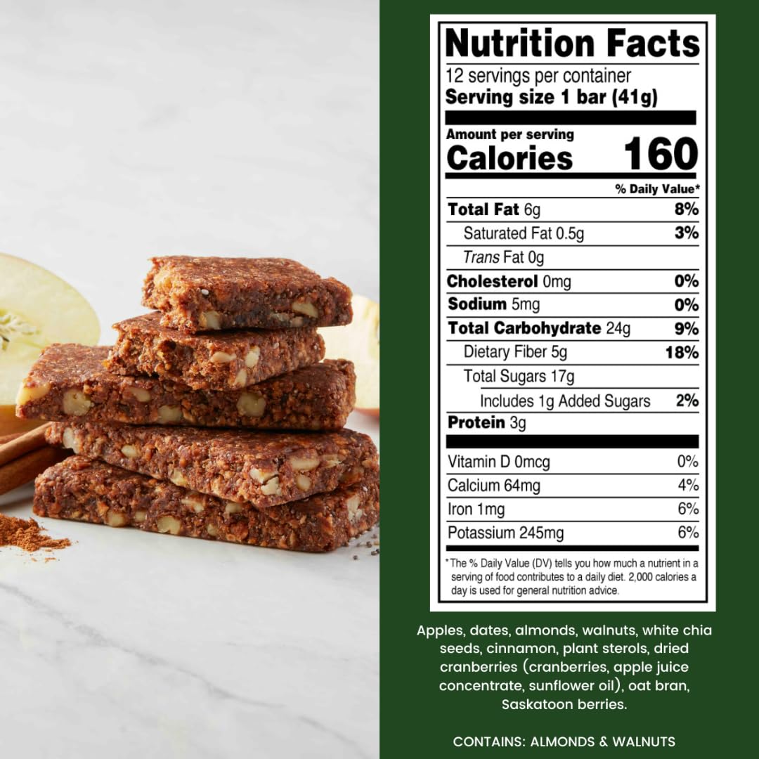 Step One Foods ingredientes naturales manzana dátil nuez para salud