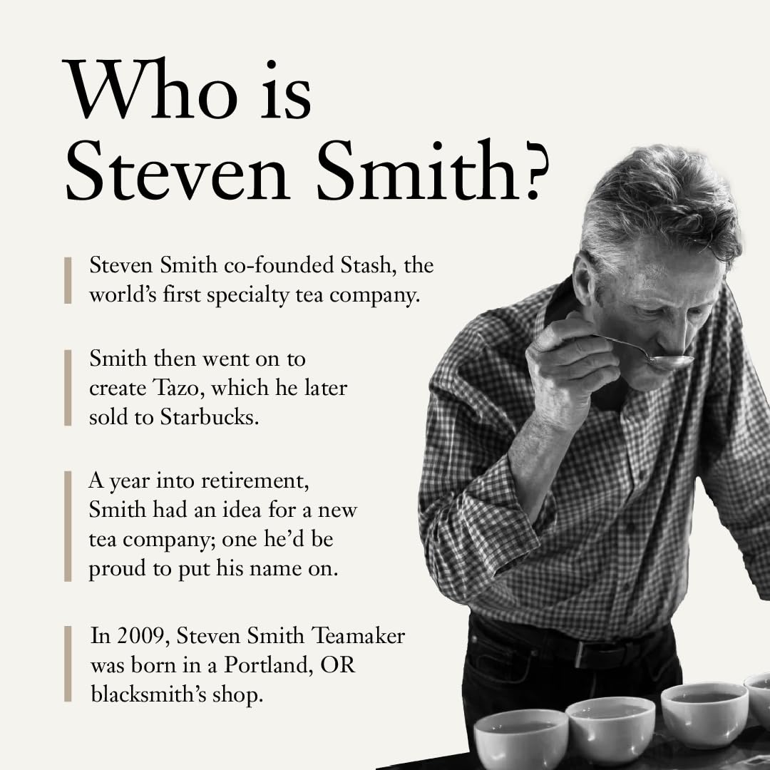 STEVEÑ SMITH TEAMAKER sachets compostables sobre compost, opción ecoamigable