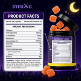 STIRLING envase abierto con gominolas mostrando cantidad por frasco