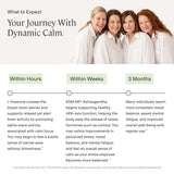 Stonehenge Health Dynamic Calm etiqueta nutricional en primer plano confirmando dosis