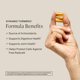 Stonehenge Health etiqueta detallada con ingredientes y porcentaje de curcuminoides