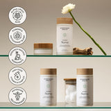 Stonehenge Health etiqueta con lista de ingredientes y calidad NSF