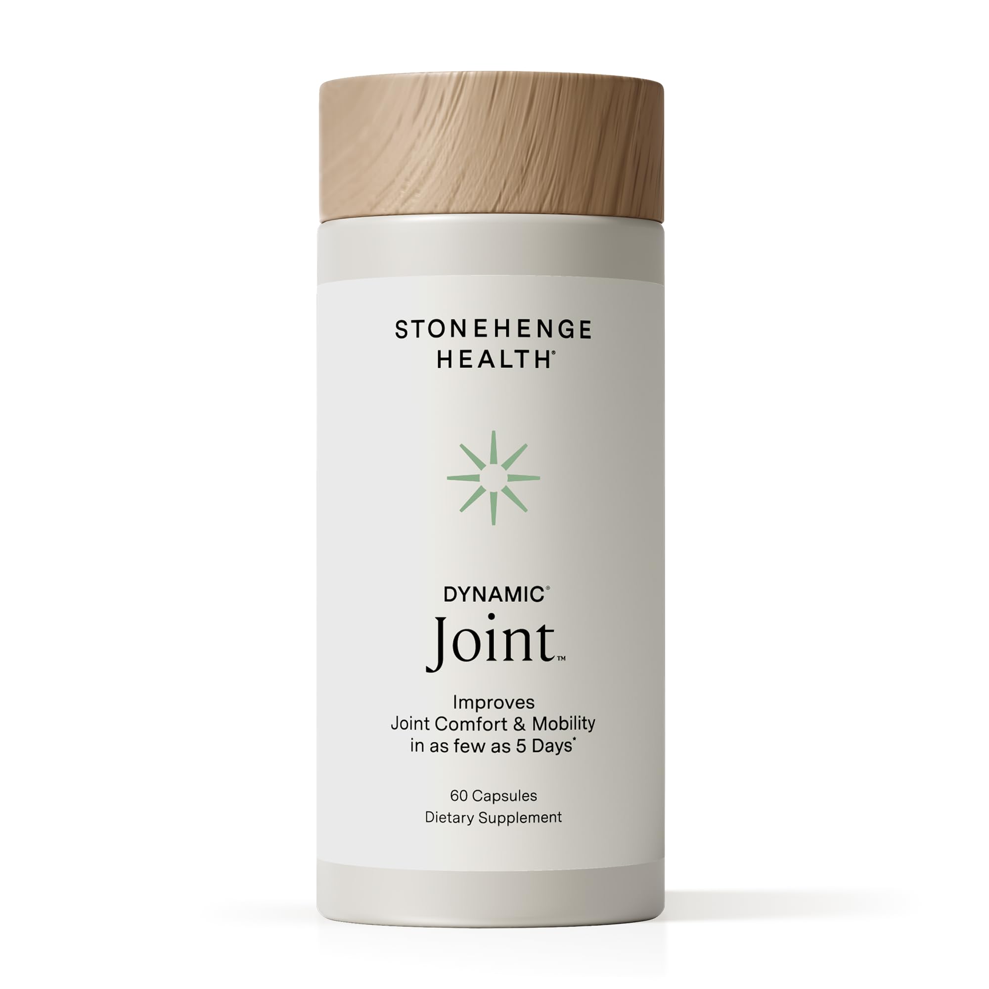 Stonehenge Health frente del empaque mostrando la marca y beneficio rápido