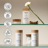 Stonehenge Health lista de ingredientes destacando probiótico y saúco