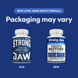 Strong Jaw cápsulas visibles, formato que facilita la toma diaria