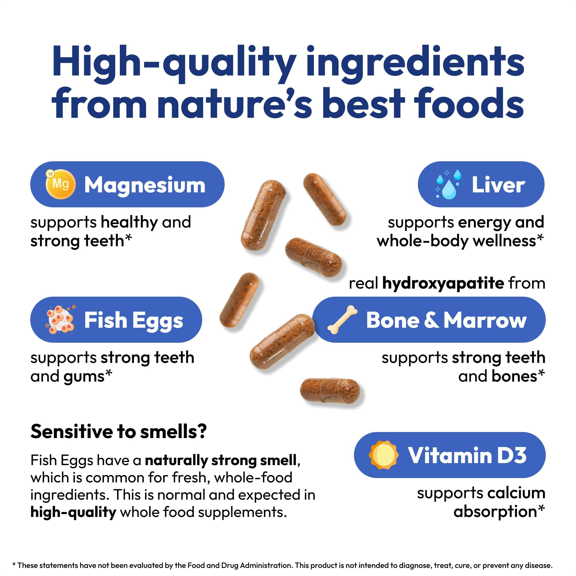 Strong Jaw etiqueta con información nutricional y transparencia de ingredientes