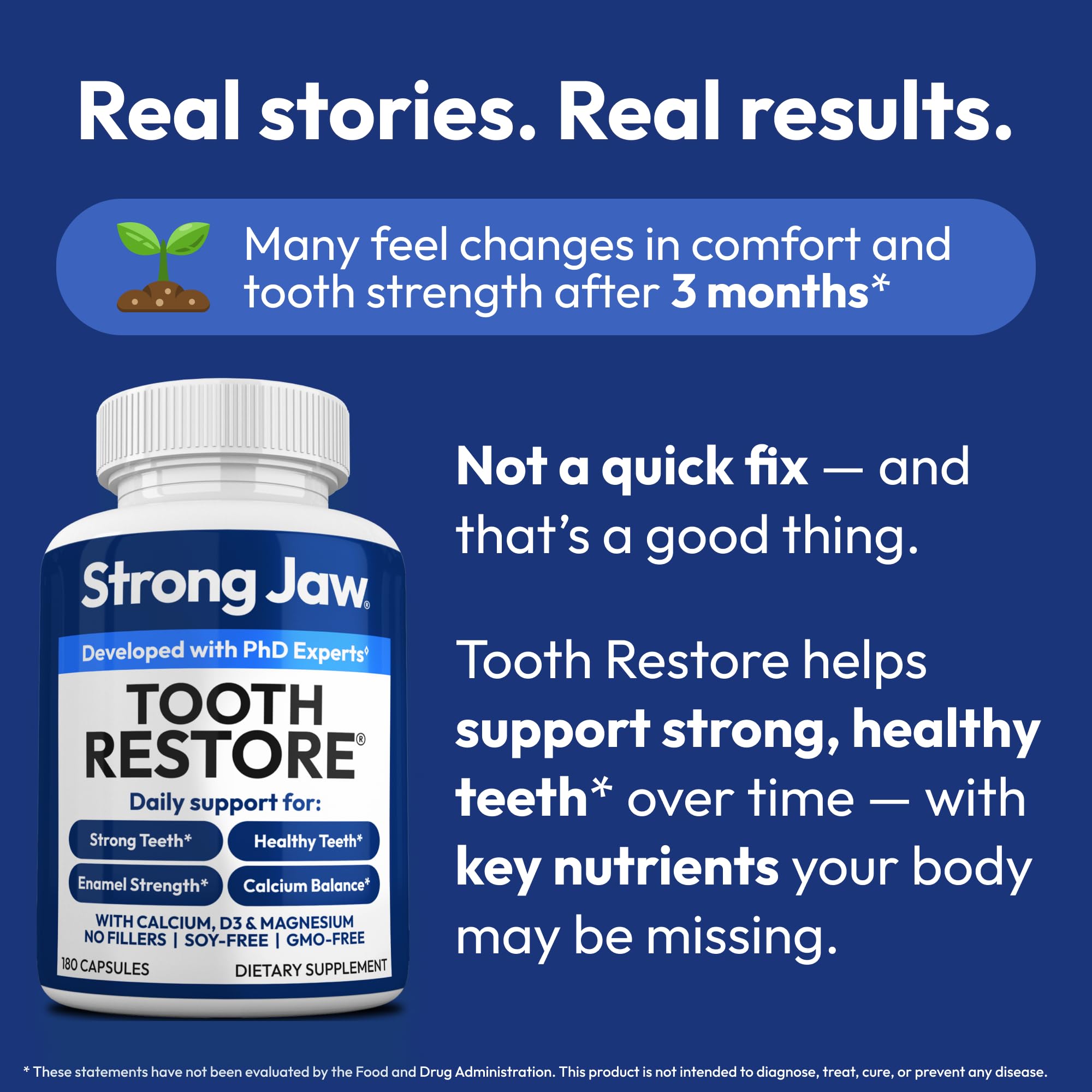 Strong Jaw comparación de tamaño con mano, muestra la escala real