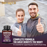 StrongVit ingredientes naturales como cardo mariano y canela Ceylán, ilustrando la mezcla