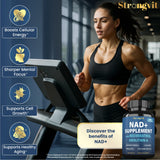 StrongVit mezcla 12 en 1 desplegada para ver ingredientes clave y beneficios