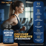 StrongVit ingredientes clave agrupados, combinación para sueño y calma