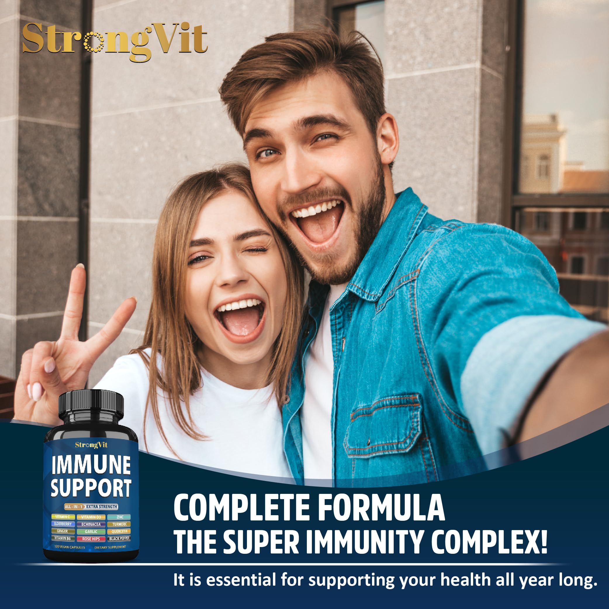 StrongVit certificado de laboratorio simbolizando pruebas de pureza