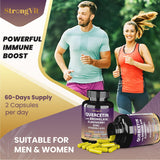 StrongVit cápsula en mano demostrando la dosis diaria práctica