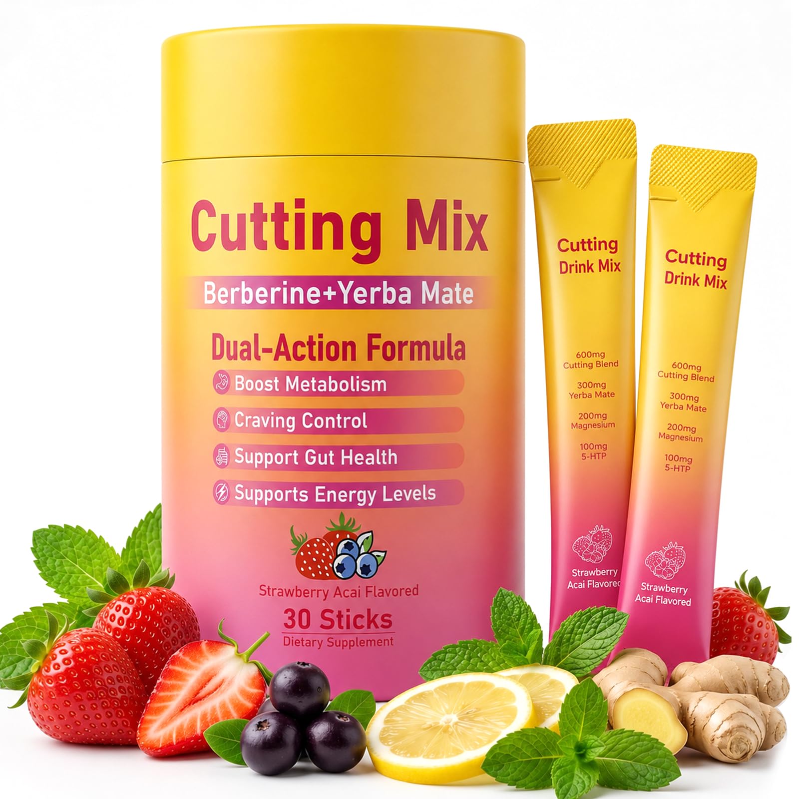 Sturdyhome embalaje frontal mostrando 30 sticks y beneficio de conveniencia