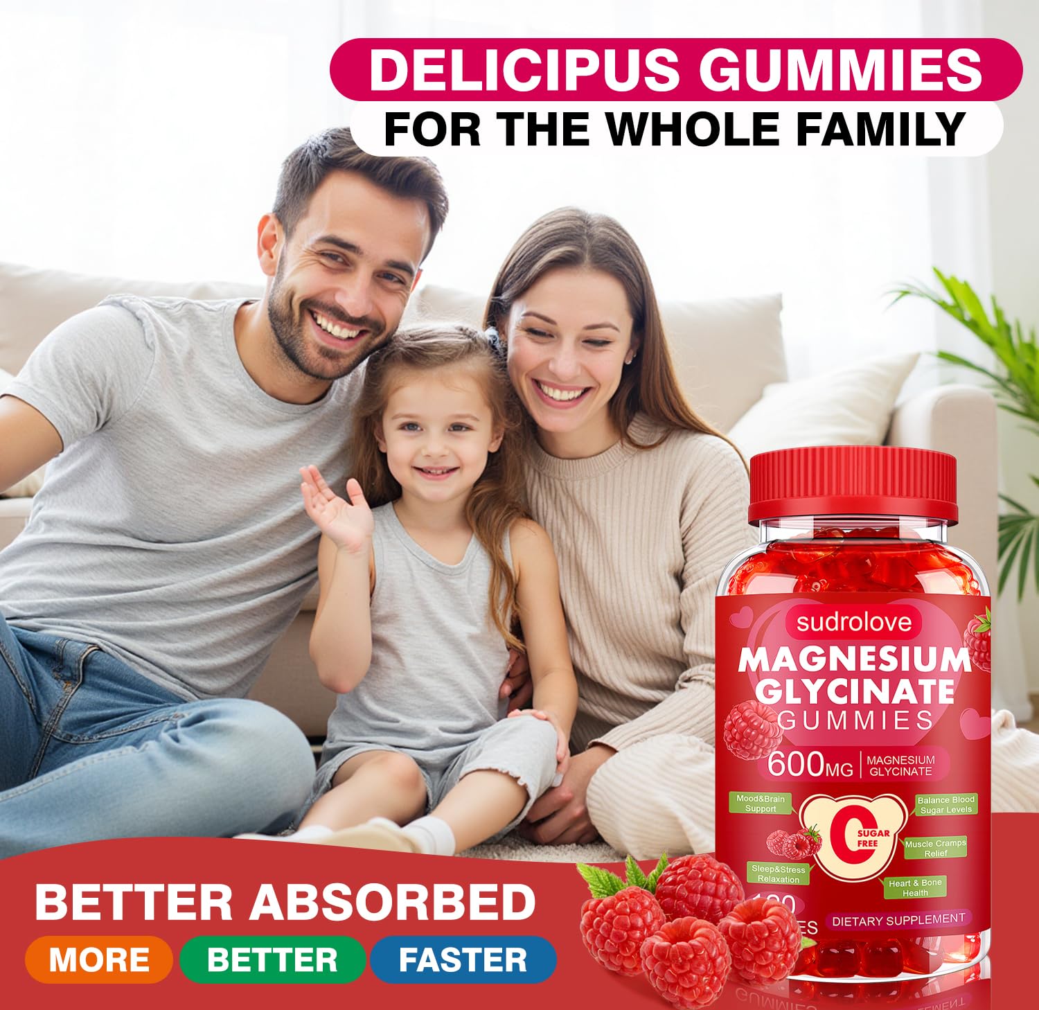 sudrolove ingredientes ordenados: magnesio, potasio, vitaminas y CoQ10