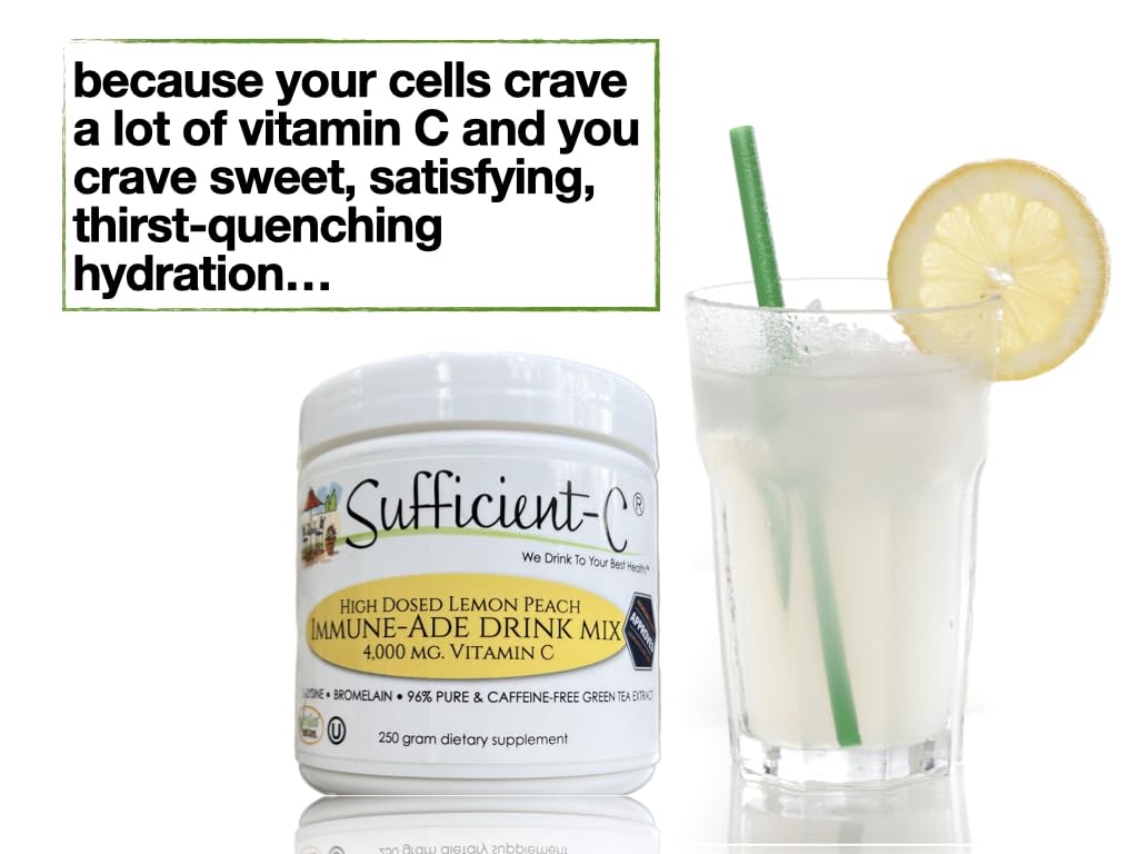 Sufficient-C vaso preparado en uso, bebida refrescante y nutritiva