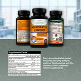 SugarMD ingredientes clave (ALA, benfotiamina, vitaminas) en primer plano