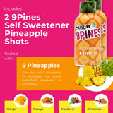 Comparación de tamaño Sugar Splash con objetos cotidianos para referencia