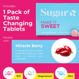 Pareja usando Sugar Splash en ambiente íntimo para explorar sabores