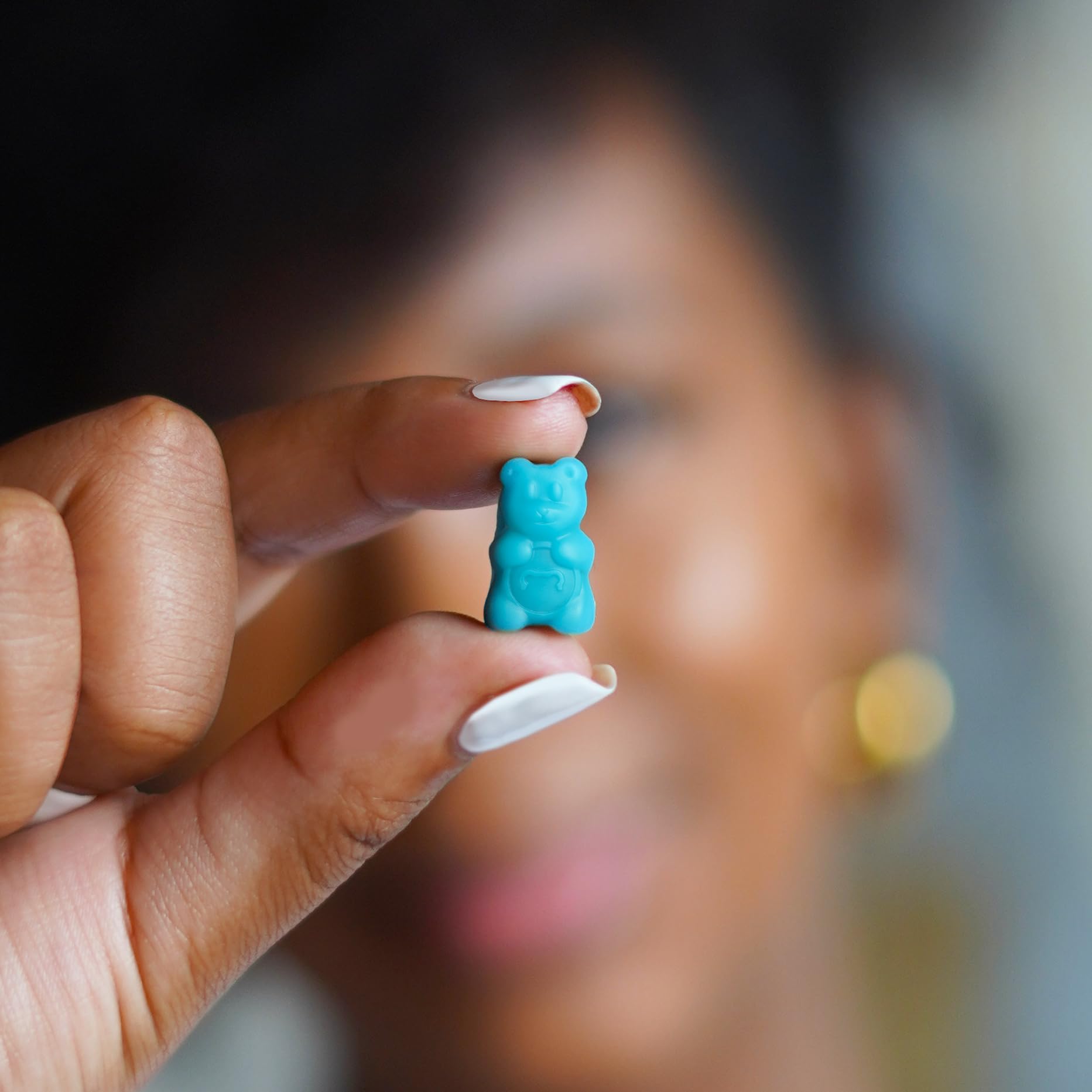 SugarBearPro etiqueta de ingredientes con biotina 6000 mcg y SmartRoot visible