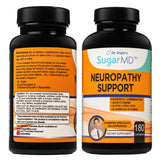 SugarMD frasco frontal mostrando etiqueta y beneficios principales