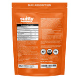 Suitly gominola junto a mano muestra tamaño y facilidad de consumo
