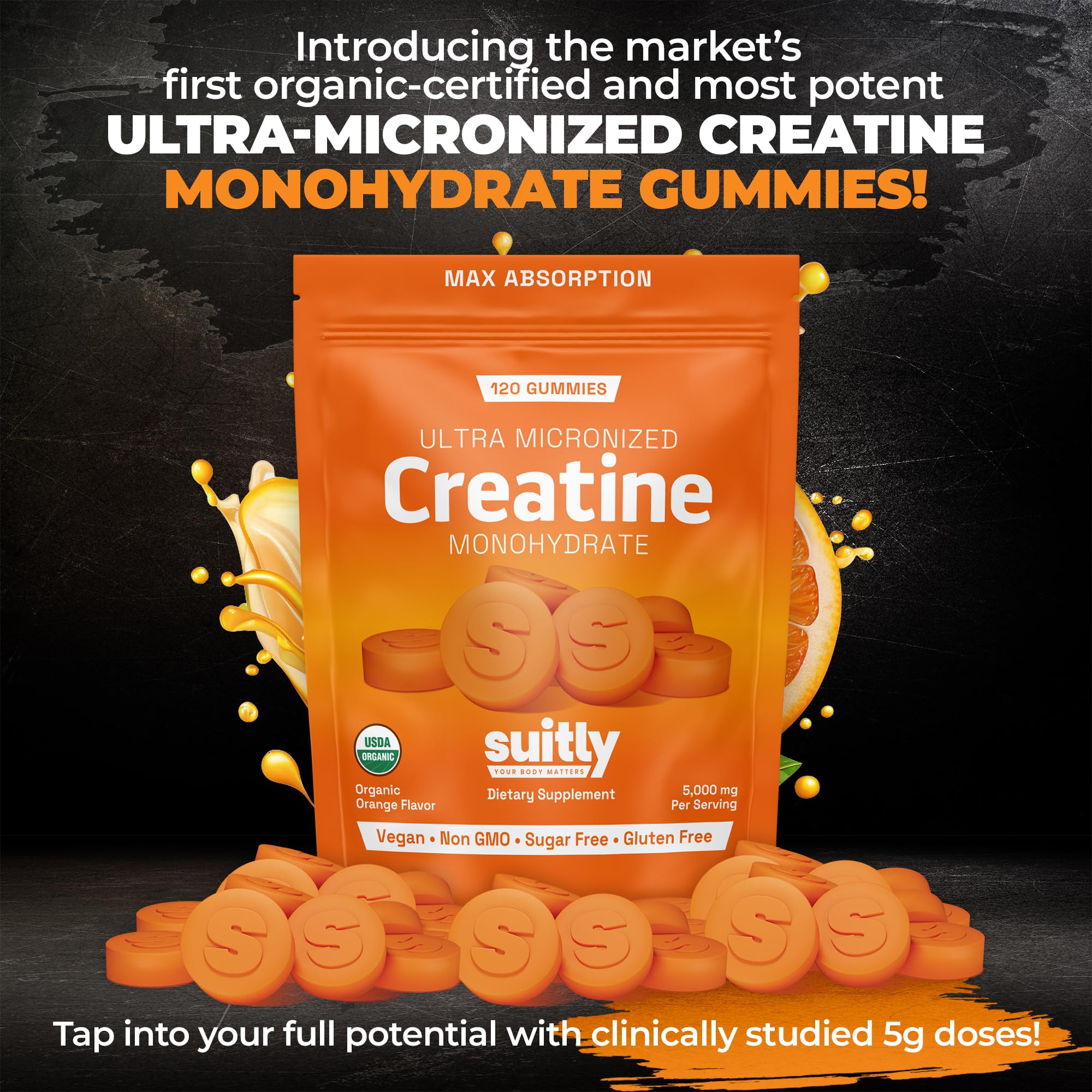 Suitly gominola detalle textura ultra-micronizada para mejor sabor