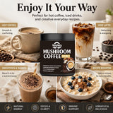 Suiyilary taza preparada vista superior con espuma ligera y sabor suave